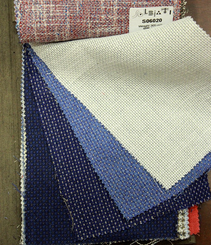 SOLBIATI社製生地【ネイビーブルー / 無地】【Made in Japan